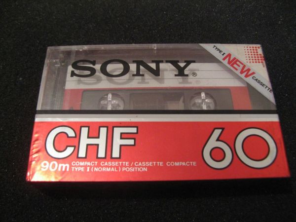 Аудиокассета SONY CHF 60 (Metallic) (1978 - 1981 г.)