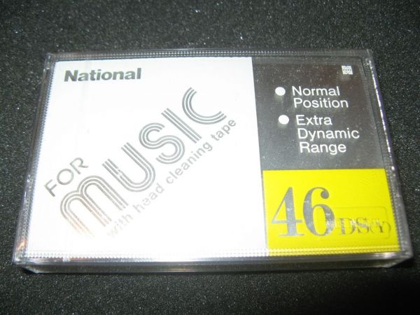 Аудиокассета National DS For Music 46 Yellow (JP) (1982 - 1983 г.)