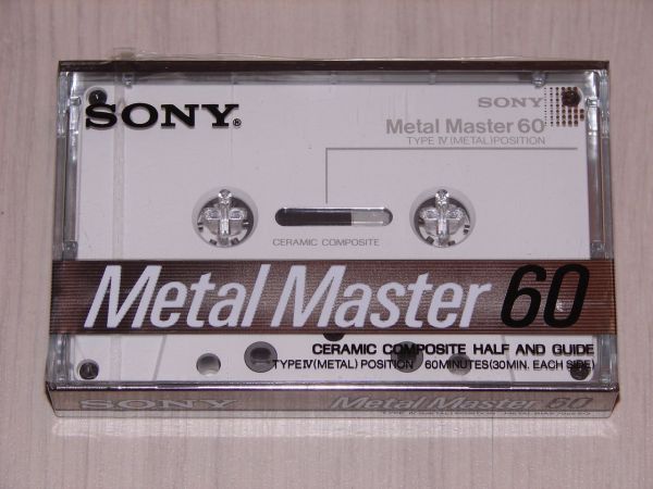 Аудиокассета Sony Metal Master 60 (JP) (1988 - 1989г.)