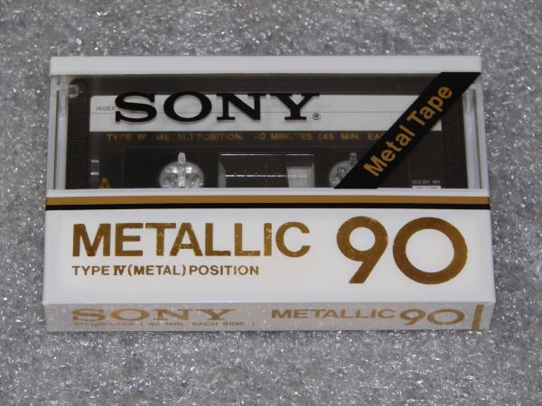 Аудиокассета SONY Metallic 90 (JP) (1978 - 1981 г.)