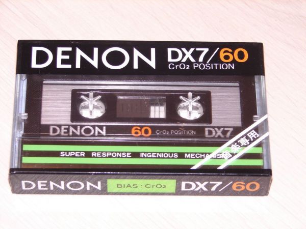 Аудиокассета DENON DX7 60 (JP) (1981 г.)