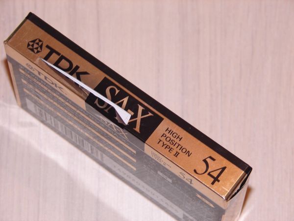 Аудиокассета TDK SA-X 54 (JP) (1991 г.)