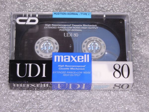 Аудиокассета Maxell UDI 80 (JP) (1988 - 1989 г.)