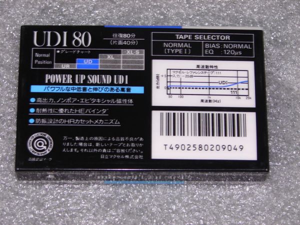 Аудиокассета Maxell UDI 80 (JP) (1988 - 1989 г.)