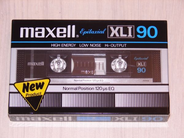 Аудиокассета Maxell XLI 90 (JP) (1982 - 1984 г.)