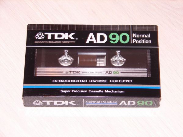 Аудиокассета TDK AD 90 (JP) (1982 - 1984 г.)