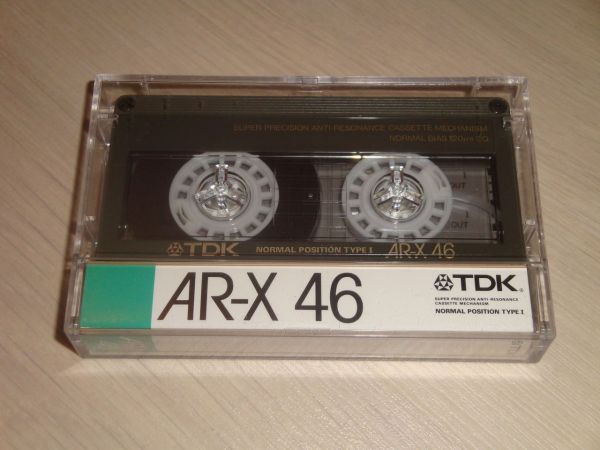 Аудиокассета TDK AR-X 46 (JP) (1987 - 1988 г.) used