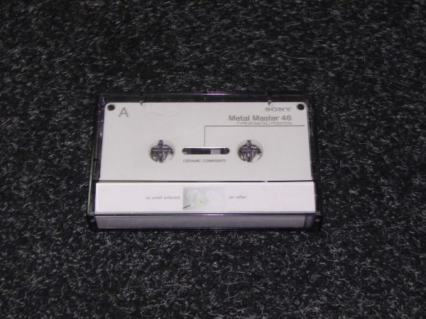 Аудиокассета Sony Metal Master 46 (JP) (1988 г.) Used