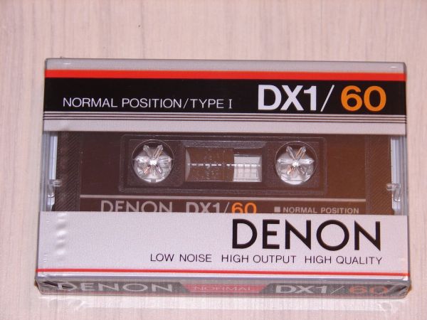 Аудиокассета DENON DX1 60 (JP) (1983 - 1984 г.)