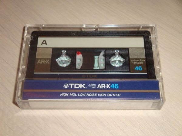 Аудиокассета TDK AR-X 46 (JP) (1985 - 1986) used