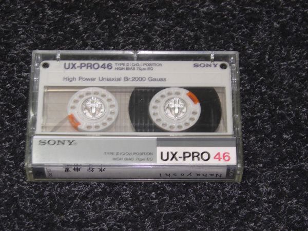 Аудиокассета SONY UX-PRO 46 (JP) (1986 - 1987 г.) used