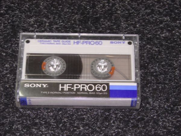 Аудиокассета SONY HF-PRO 60 (JP) (1986 - 1987 г.) Used