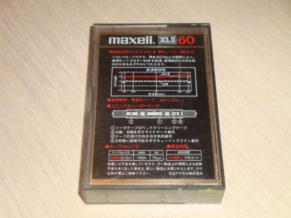 Аудиокассета Maxell XL II 60 (JP) (1978 - 1979 г.) used