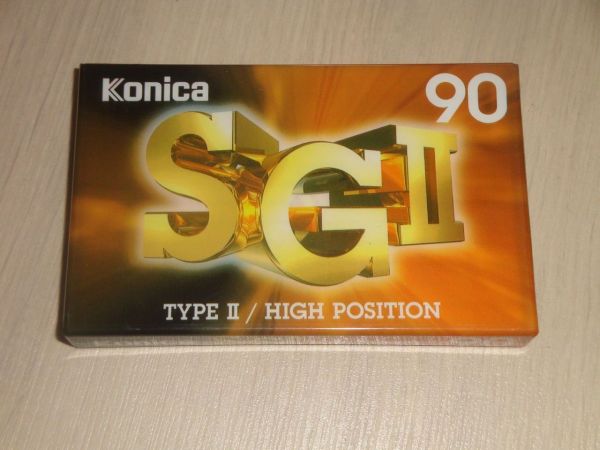 Аудиокассета Konica SG-II 90 (EU) (1993 - 1995 г.)