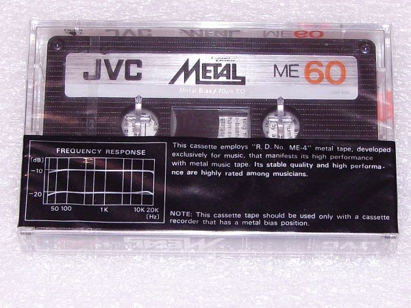 Аудиокассета JVC ME 60 (US) (1981 - 1983 г.)