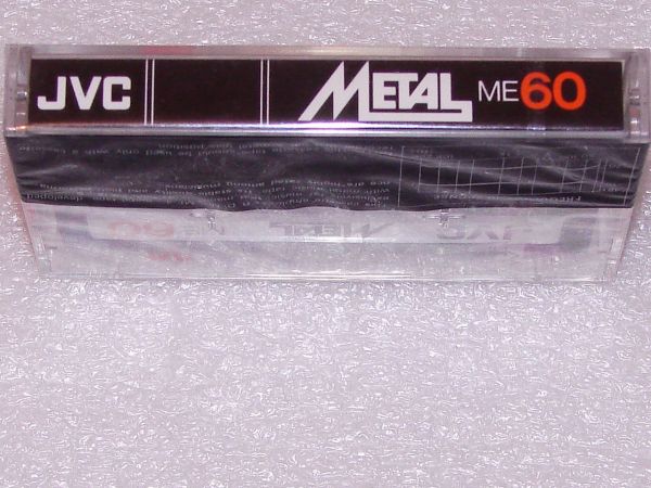 Аудиокассета JVC ME 60 (US) (1981 - 1983 г.)