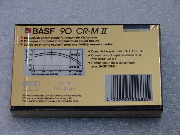 Аудиокассета BASF Chromdioxid Maxima II 90 (EU) (1985 - 1987 г.)