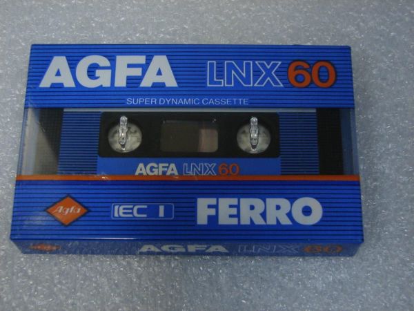 Аудиокассета Agfa LNX 60 (1982 - 1985 г.)