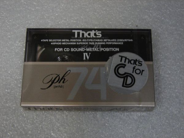Аудиокассета That's PH-IV 74 (JP) (1989 г.)