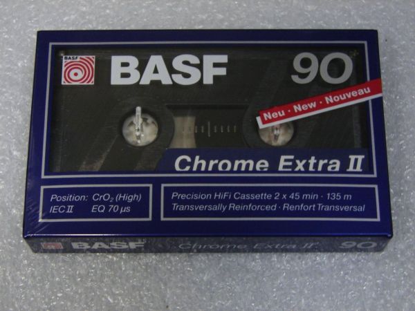 Аудиокассета BASF Chrome Extra II 90 (EU) (1989 - 1990 г.)