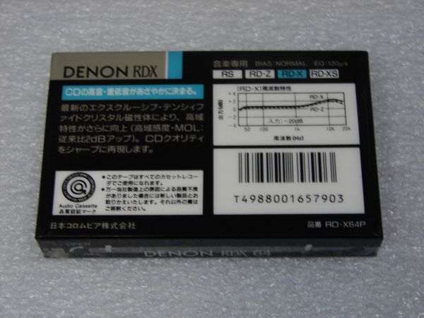 Аудиокассета Denon RD-X 64 (JP) (1989 г.)