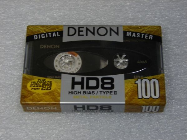 Аудиокассета Denon HD 8 100 (US) (1992 - 1993 г.)