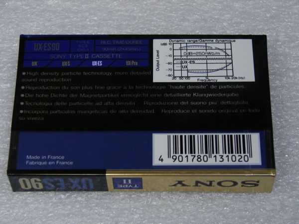 Аудиокассета Sony UX-ES 90 (EU) (1990 - 1992 г.)
