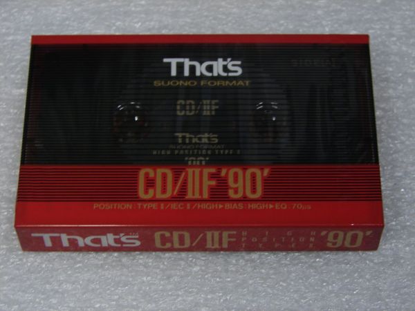 Аудиокассета That's CD/IIF 90 (EU) (1990 - 1992 г.)