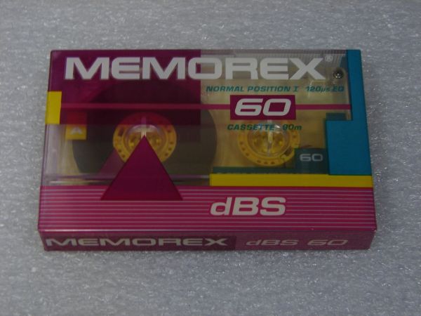 Аудиокассета Memorex dBS 60 (US) (1987 - 1988 г.)
