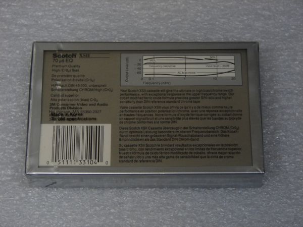 Аудиокассета Scotch XSII 90 (US) (1990 - 1993 г.)