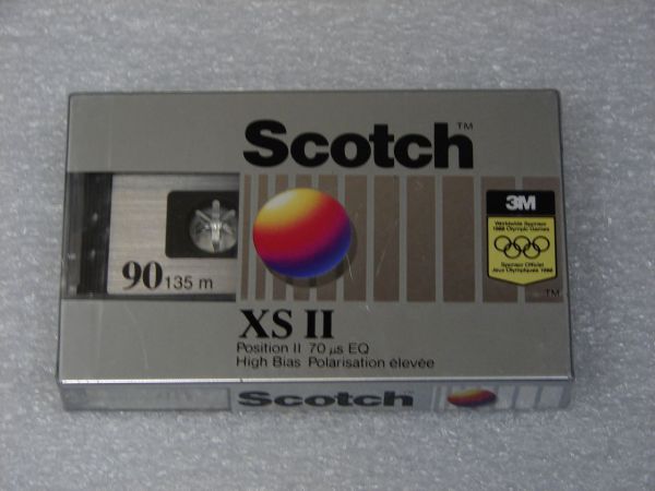 Аудиокассета Scotch XSII 90 (US) (1987 - 1989 г.)