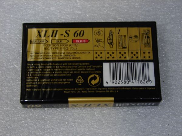 Аудиокассета Maxell XLII-S 60 (EU) (1994 - 1995 г.)