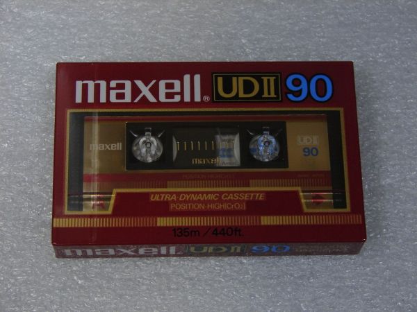 Аудиокассета Maxell UDII 90 (EU) (1985 - 1986 г.)