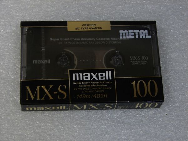 Аудиокассета Maxell MX-S 100 (EU) (1990 - 1991 г.)