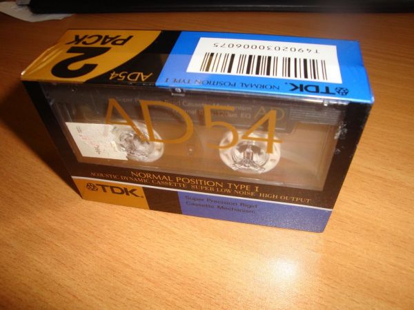 Аудиокассета TDK AD 54 2pack (Японский рынок) (1988-1989г.)