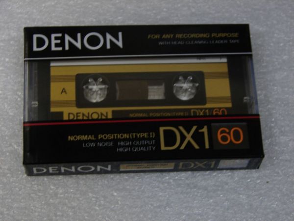 Аудиокассета DENON DX1 60 (EU) (1987 г.)