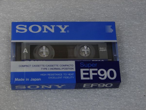 Аудиокассета SONY EF 90 (EU) (1990 - 1992 г.)