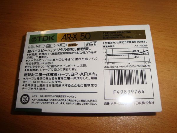 Аудиокассета TDK AR-X 50 (Японский рынок)