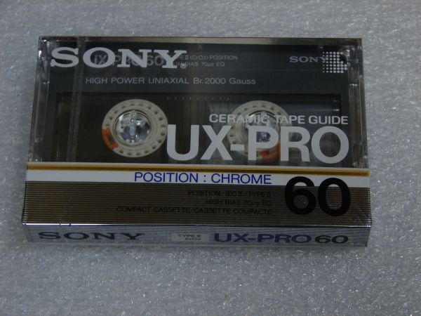 Аудиокассета SONY UX-PRO 60 (US) (1986 - 1987 г.)