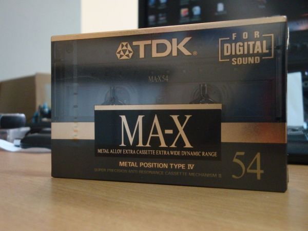 Аудиокассета TDK MA-X 54 (Японский рынок) (1990-1991г.)
