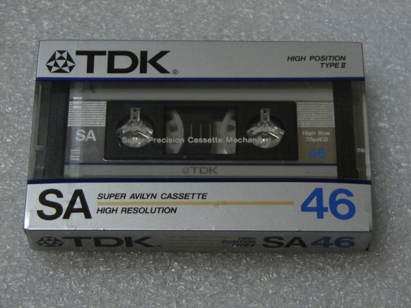 Аудиокассета TDK SA 46 (JP) (1985 - 1986)