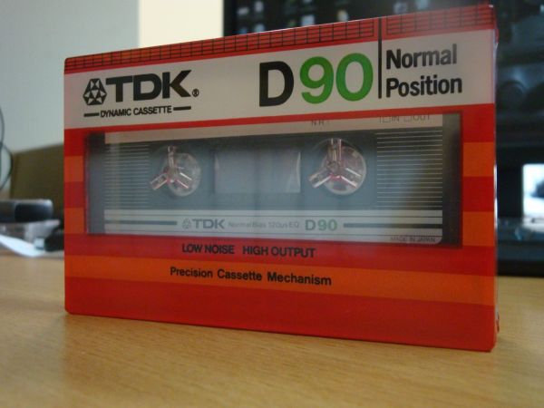 Аудиокассета TDK D 90 (Европейский рынок) (1982-1984г.)