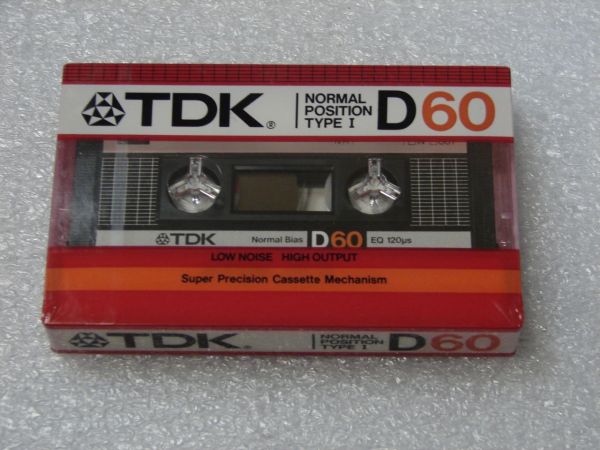 Аудиокассета TDK D 60 (US) (1982 - 1984 г.)