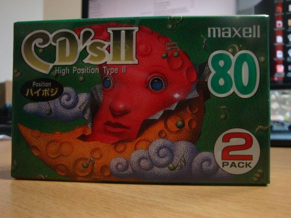 Аудиокассета Maxell CD's 80 2pack (Японский рынок) (1995-1996г.)