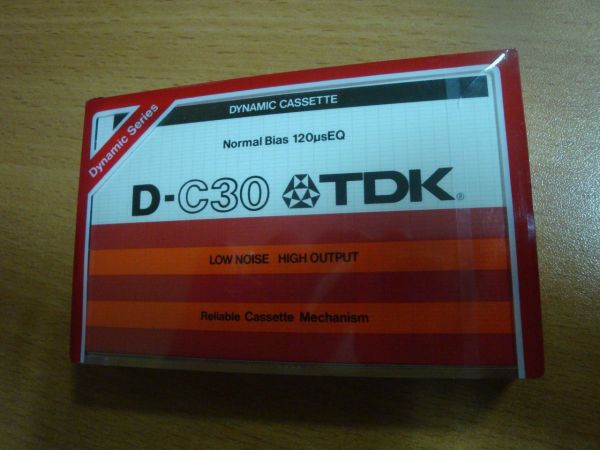 Аудиокассета TDK D-C30 (Японский рынок) (1979-1981г.)
