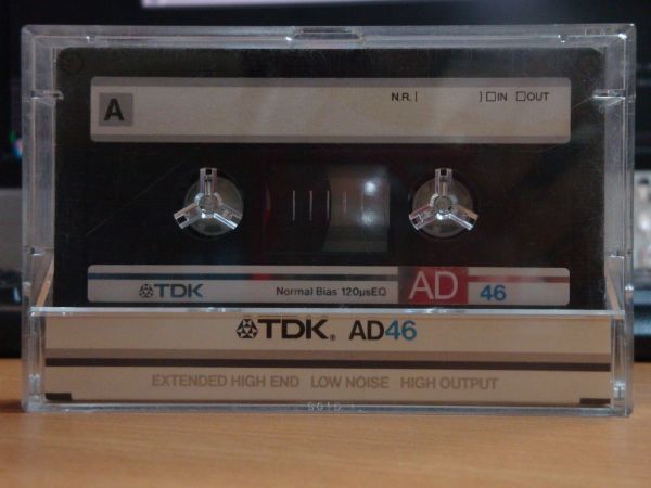 Аудиокассета TDK AD 46 (Японский рынок) (1988-1989г.)