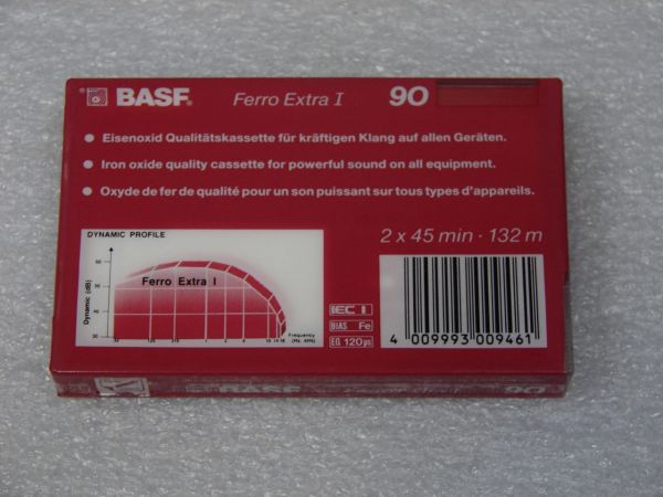 Аудиокассета BASF Ferro Extra I 90 (EU) (1988 - 1989 г.)