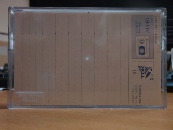 Аудиокассета TDK AD 46 (Японский рынок) (1987-1988г.)