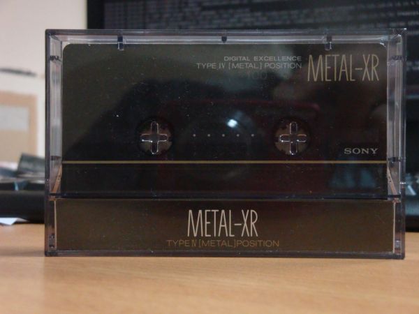 Аудиокассета Sony Metal XR 100 (Японский рынок) (1989г.)