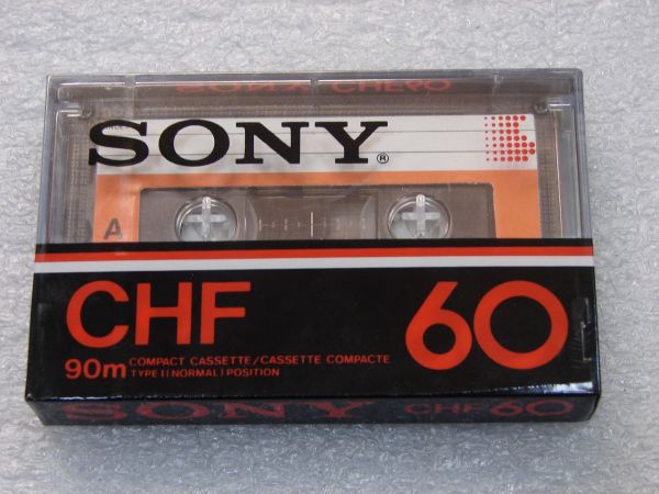 Аудиокассета SONY CHF 60 (EU) (1978 - 1981 г.)